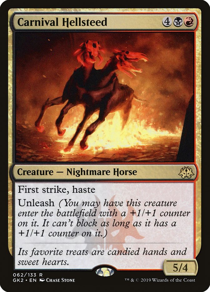 Carnival Hellsteed (62) [Ravnica Allegiance Guild Kit] | Odin's Place