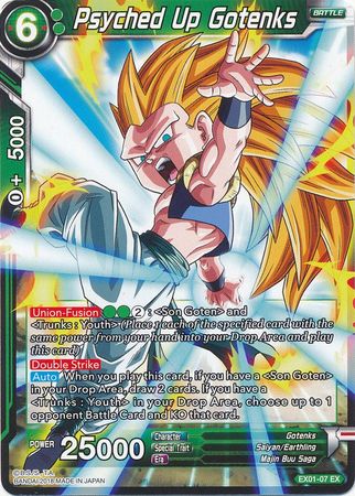 Psyched Up Gotenks (EX01-07) [Mighty Heroes] | Odin's Place