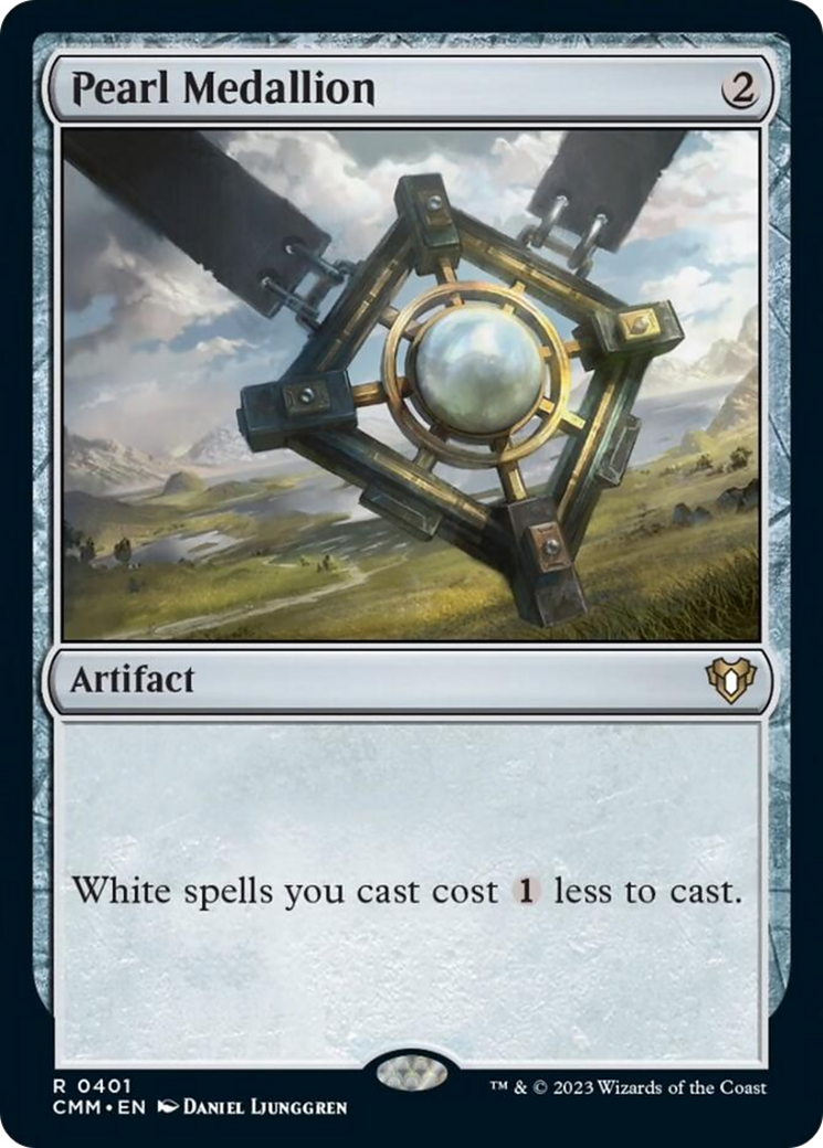Pearl Medallion [Commander Masters] | Odin's Place
