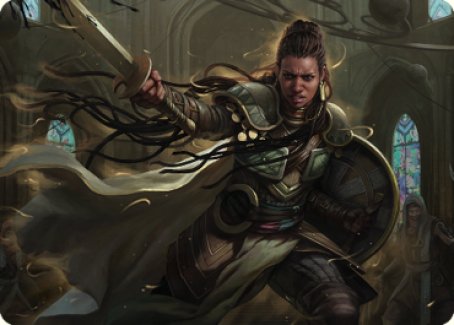 Shanna, Purifying Blade Art Card 1 [Dominaria United Art Series] | Odin's Place