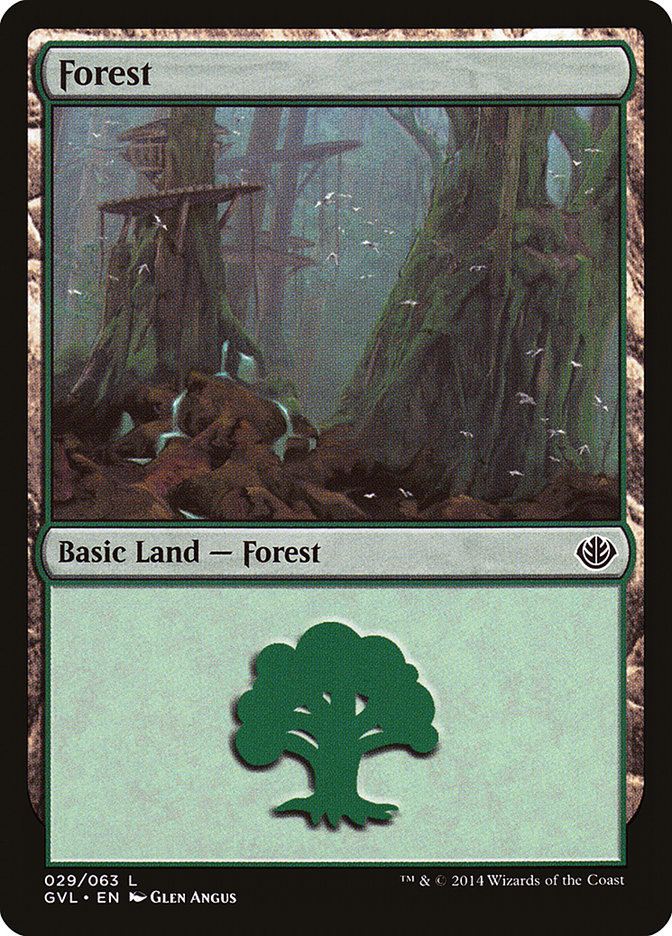 Forest (29) (Garruk vs. Liliana) [Duel Decks Anthology] | Odin's Place