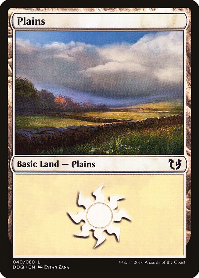 Plains (40) [Duel Decks: Blessed vs. Cursed] | Odin's Place