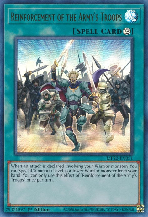 Reinforcement of the Armys Troops [MP22-EN051] Ultra Rare | Odin's Place