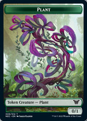 Plant // Treasure Double-Sided Token [Kamigawa: Neon Dynasty Commander Tokens] | Odin's Place