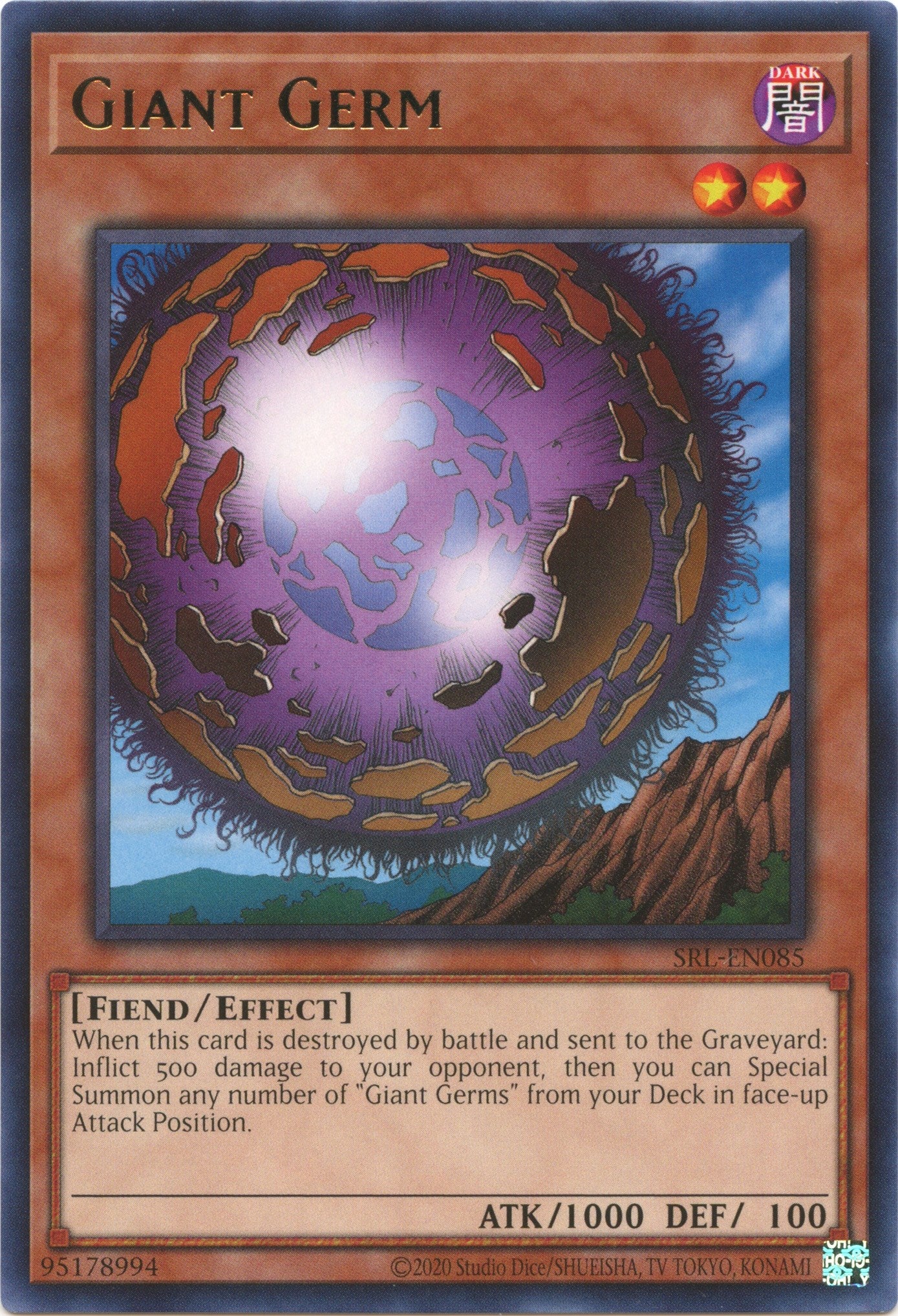 Giant Germ (25th Anniversary) [SRL-EN085] Rare | Odin's Place