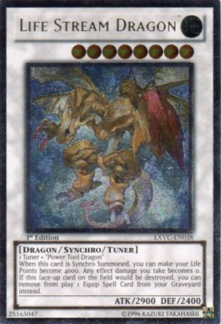 Life Stream Dragon [EXVC-EN038] Ultimate Rare | Odin's Place