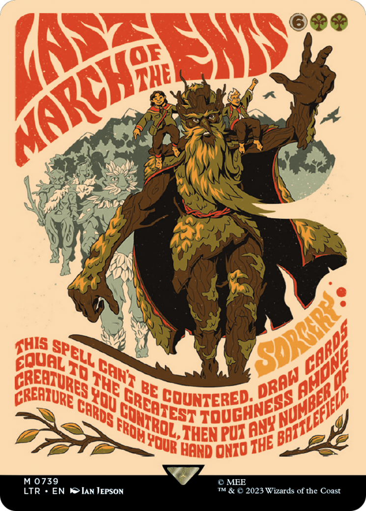 Last March of the Ents (Borderless Poster) [The Lord of the Rings: Tales of Middle-Earth] | Odin's Place
