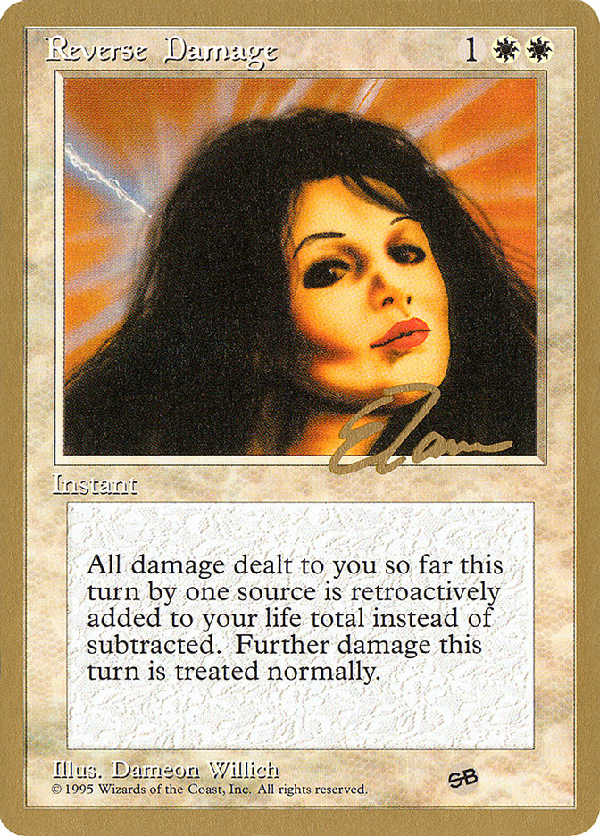 Reverse Damage (Eric Tam) (SB) [Pro Tour Collector Set] | Odin's Place