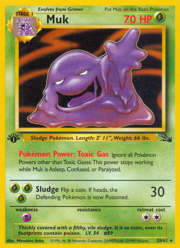 Muk (28/62) [Fossil 1st Edition] | Odin's Place