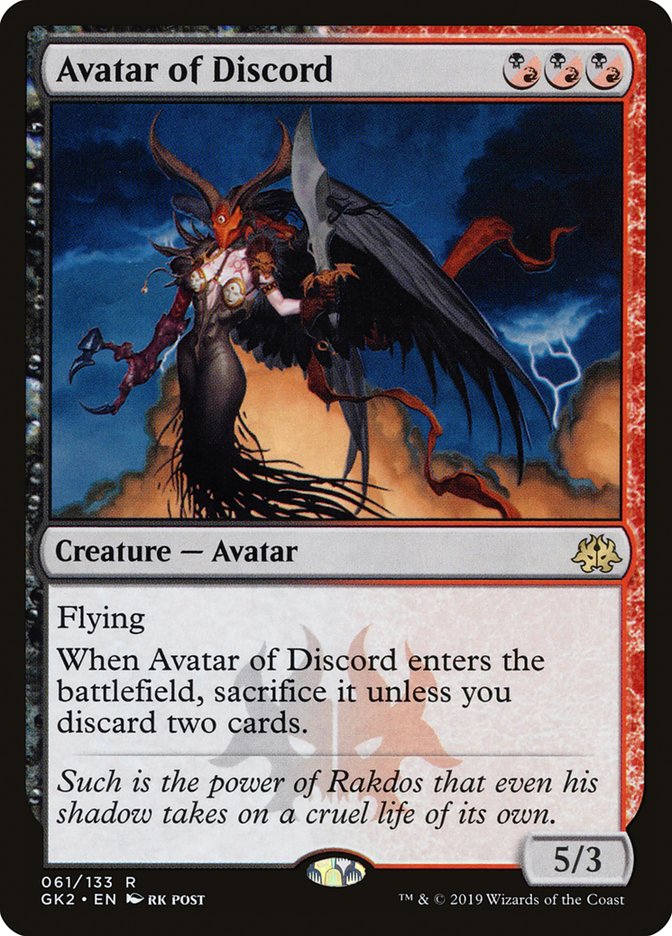 Avatar of Discord (61) [Ravnica Allegiance Guild Kit] | Odin's Place