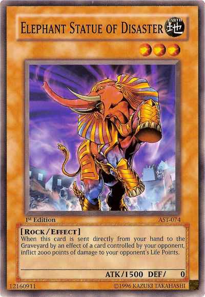 Elephant Statue of Disaster [AST-074] Common | Odin's Place