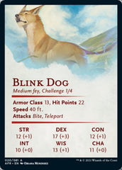 Blink Dog Art Card [Dungeons & Dragons: Adventures in the Forgotten Realms Art Series] | Odin's Place