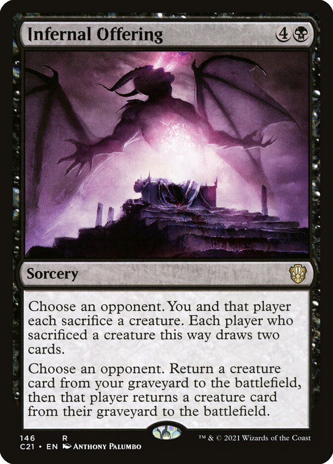 Infernal Offering [Commander 2021] | Odin's Place