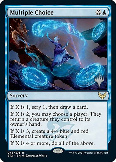 Multiple Choice (Promo Pack) [Strixhaven: School of Mages Promos] | Odin's Place