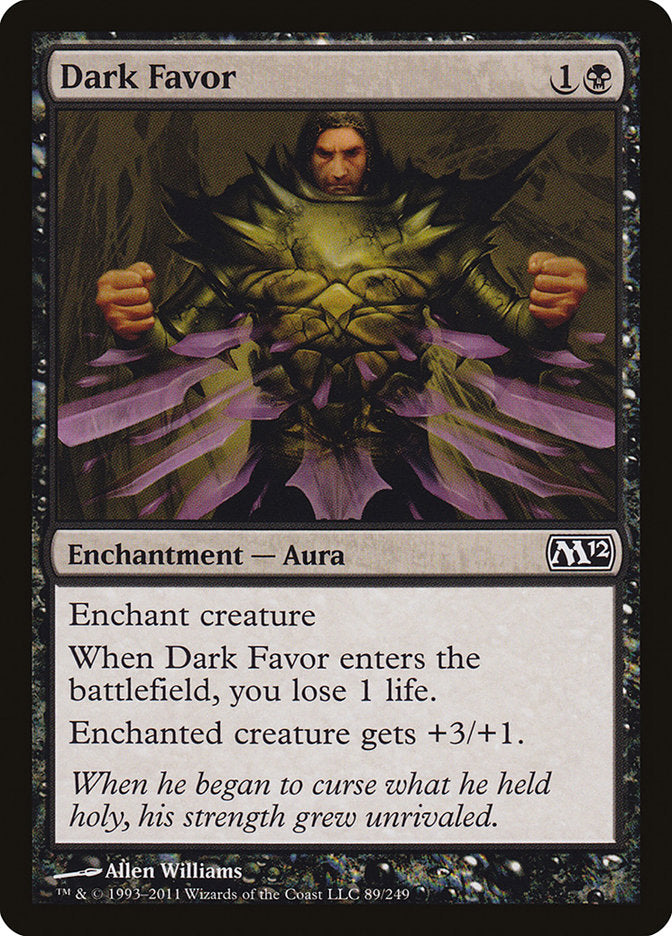 Dark Favor (89) [Magic 2012] | Odin's Place