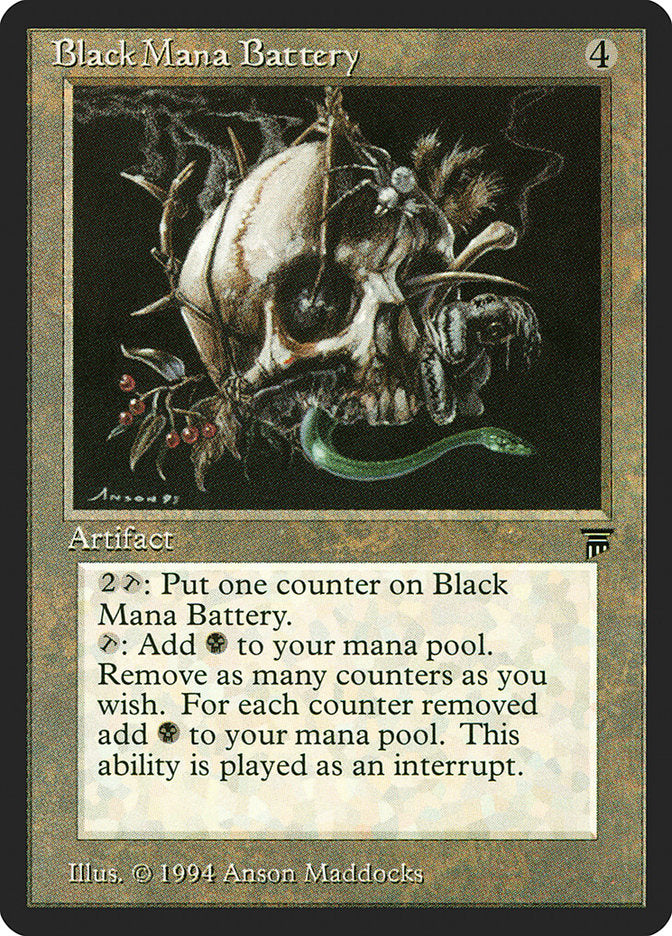 Black Mana Battery (274) [Legends] | Odin's Place