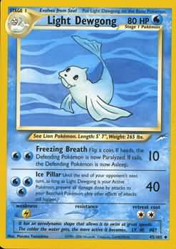 Light Dewgong (45/105) [Neo Destiny Unlimited] | Odin's Place