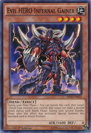 Evil HERO Infernal Gainer [BP03-EN032] Common | Odin's Place