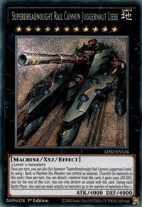 Superdreadnought Rail Cannon Juggernaut Liebe [LDS2-EN124] Secret Rare | Odin's Place