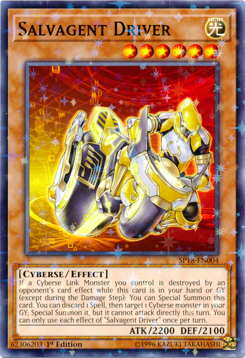 Salvagent Driver [SP18-EN004] Starfoil Rare | Odin's Place