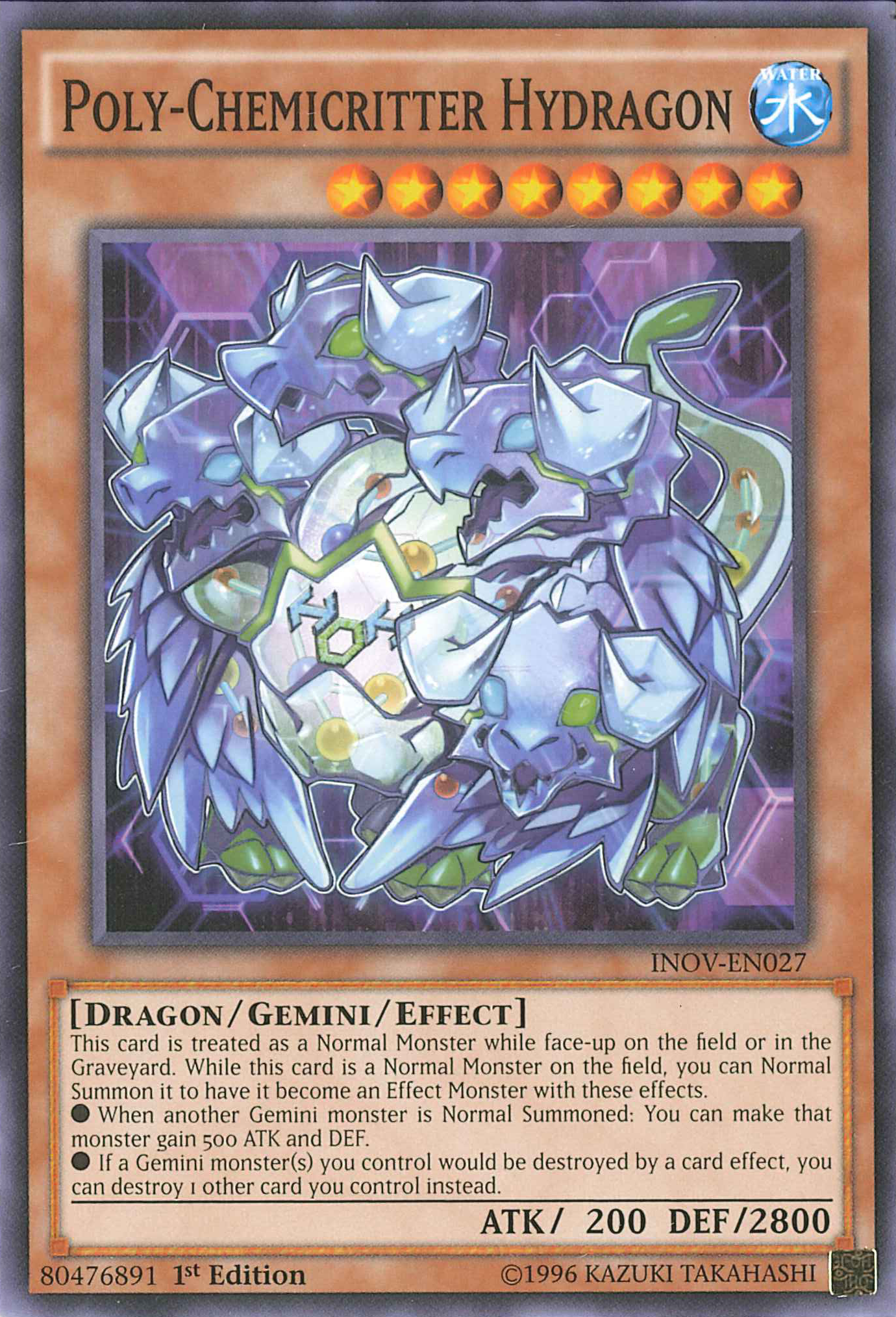 Poly-Chemicritter Hydragon [INOV-EN027] Common | Odin's Place