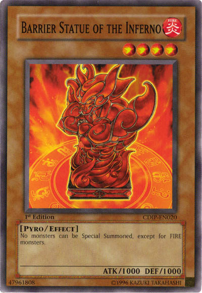 Barrier Statue of the Inferno [CDIP-EN020] Common | Odin's Place