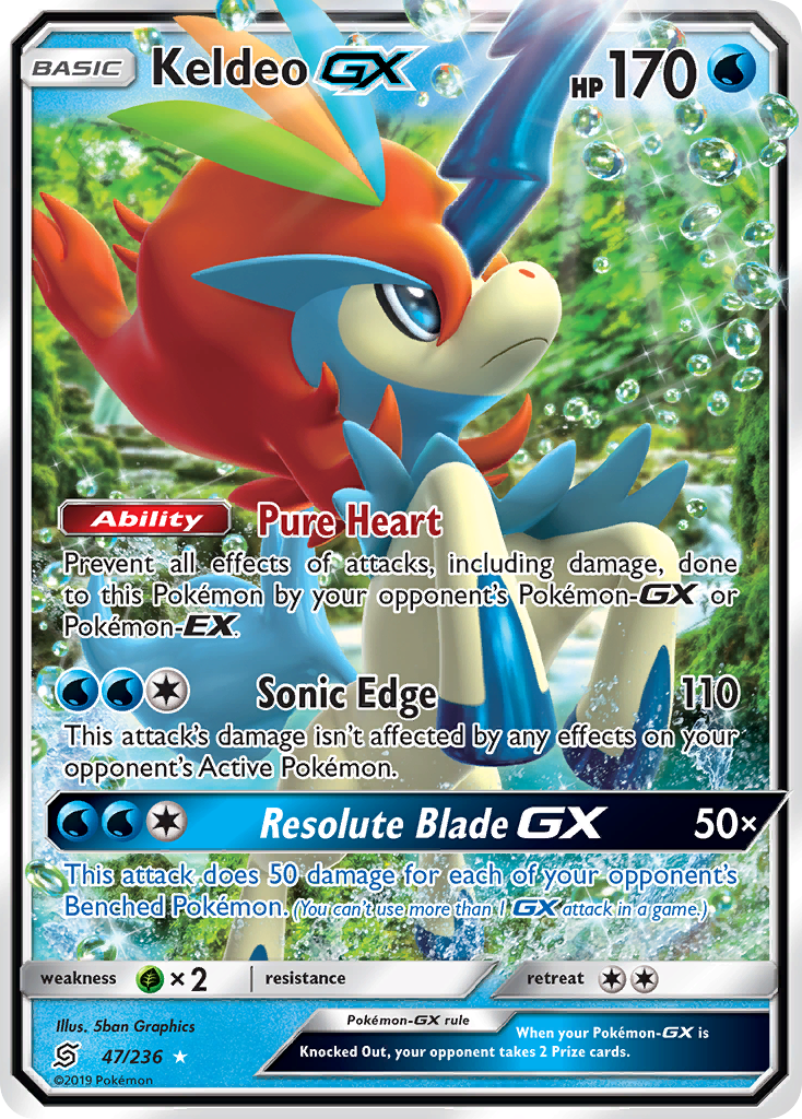 Keldeo GX (47/236) [Sun & Moon: Unified Minds] | Odin's Place