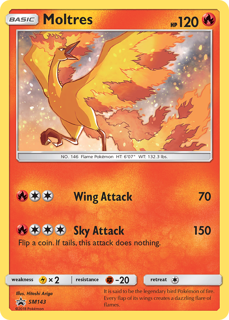 Moltres (SM143) [Sun & Moon: Black Star Promos] | Odin's Place
