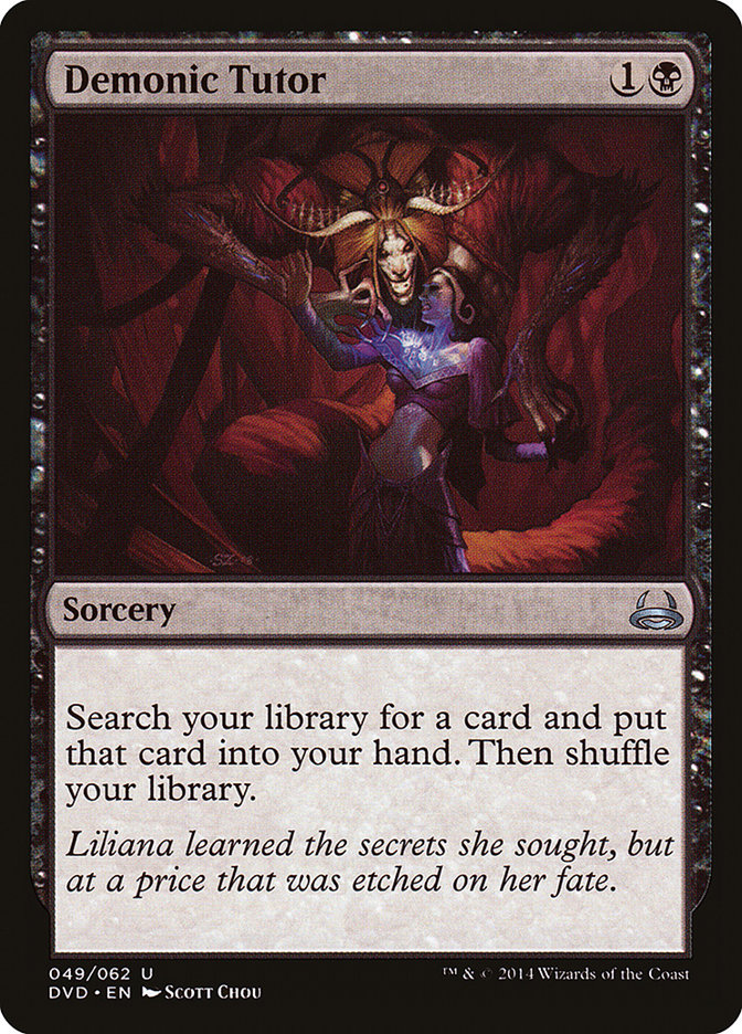 Demonic Tutor (49) (Divine vs. Demonic) [Duel Decks Anthology] | Odin's Place
