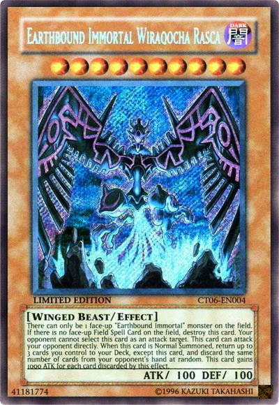 Earthbound Immortal Wiraqocha Rasca [CT06-EN004] Secret Rare | Odin's Place