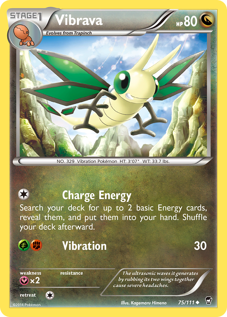 Vibrava (75/111) [XY: Furious Fists] | Odin's Place