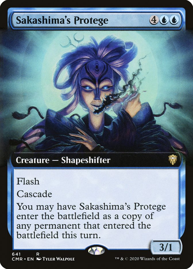 Sakashima's Protege (Extended Art) [Commander Legends] | Odin's Place