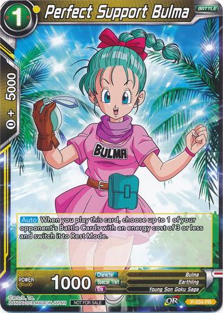 Perfect Support Bulma (Non-Foil) (P-034) [Promotion Cards] | Odin's Place