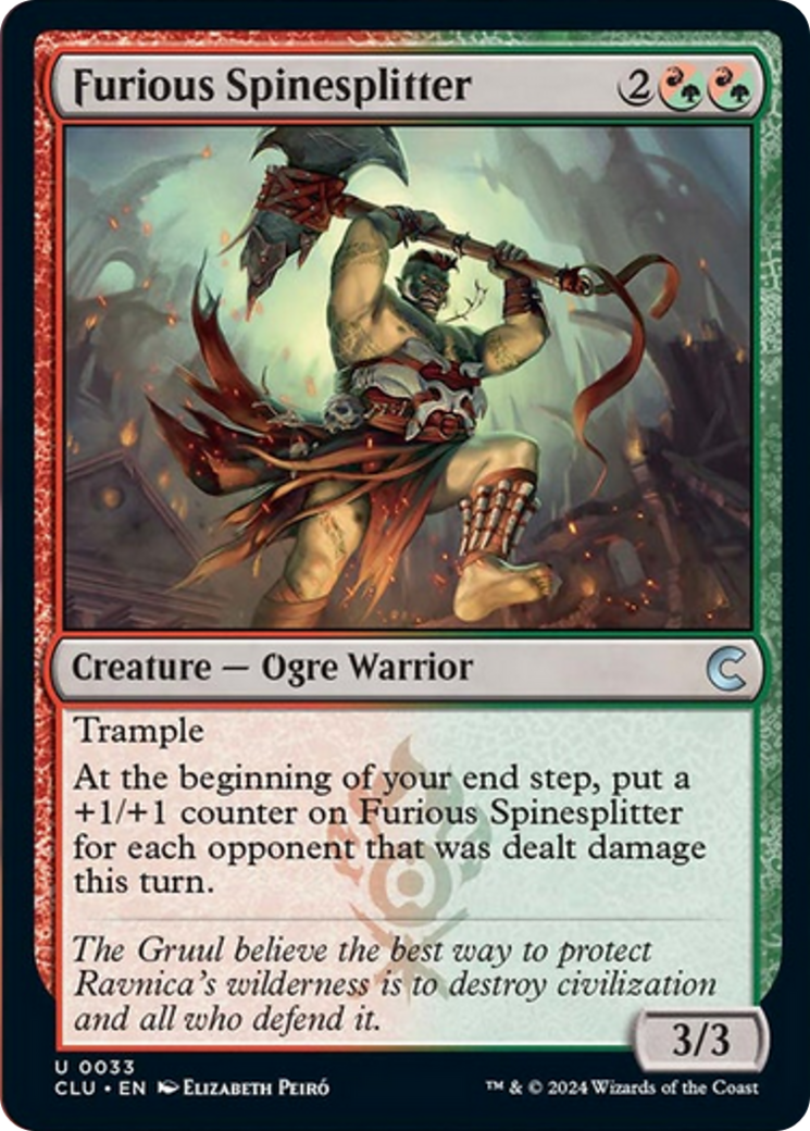 Furious Spinesplitter [Ravnica: Clue Edition] | Odin's Place