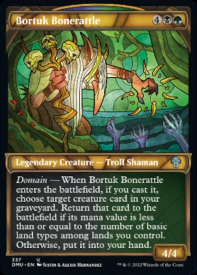 Bortuk Bonerattle (Showcase Textured) [Dominaria United] | Odin's Place
