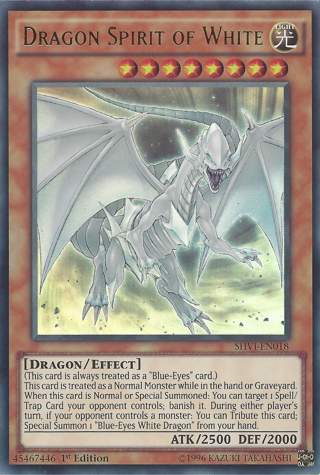 Dragon Spirit of White [SHVI-EN018] Ultra Rare | Odin's Place