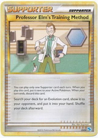 Professor Elm's Training Method (25/30) [HeartGold & SoulSilver: Trainer Kit - Gyarados] | Odin's Place