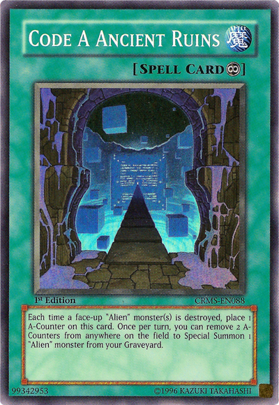 Code A Ancient Ruins [CRMS-EN088] Super Rare | Odin's Place