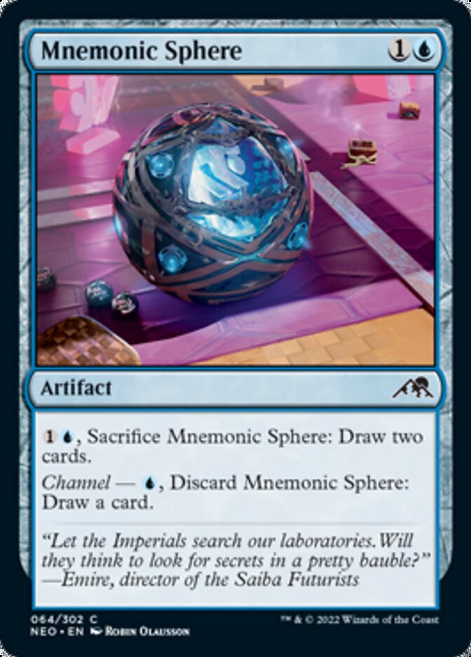 Mnemonic Sphere [Kamigawa: Neon Dynasty] | Odin's Place