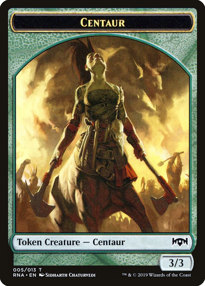 Centaur Token (5) [Ravnica Allegiance Tokens] | Odin's Place