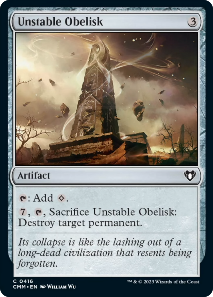 Unstable Obelisk [Commander Masters] | Odin's Place
