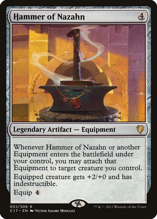 Hammer of Nazahn (51) [Commander 2017] | Odin's Place