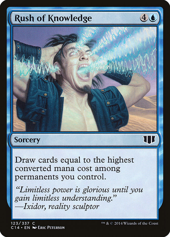 Rush of Knowledge (123) [Commander 2014] | Odin's Place
