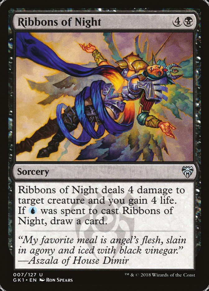 Ribbons of Night (7) [Guilds of Ravnica Guild Kit] | Odin's Place