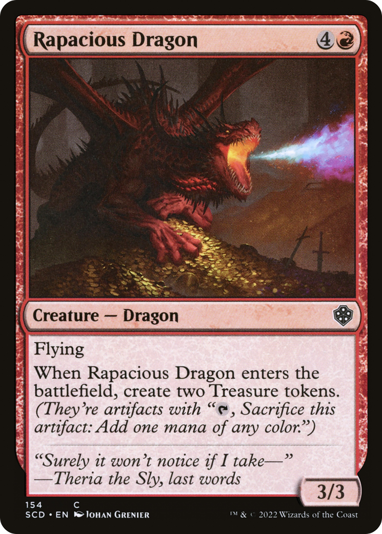Rapacious Dragon [Starter Commander Decks] | Odin's Place