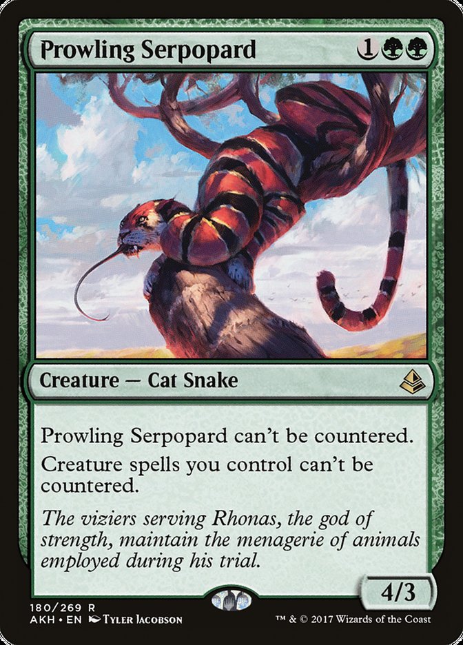 Prowling Serpopard (180) [Amonkhet] | Odin's Place