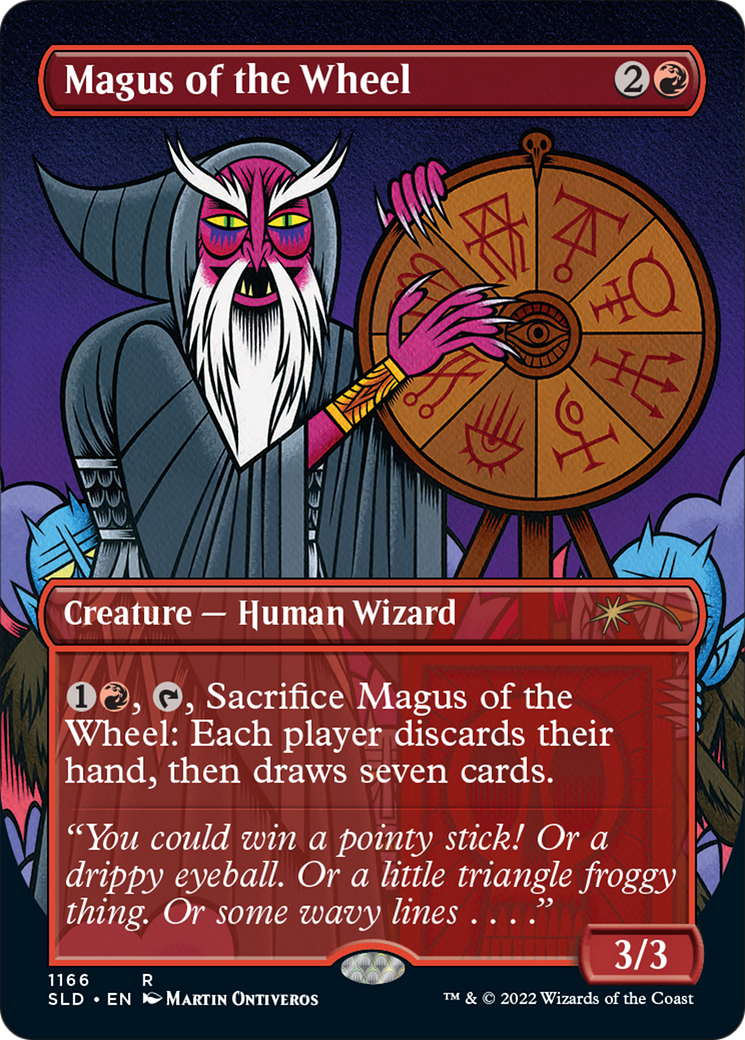 Magus of the Wheel (Borderless) [Secret Lair Drop Series] | Odin's Place