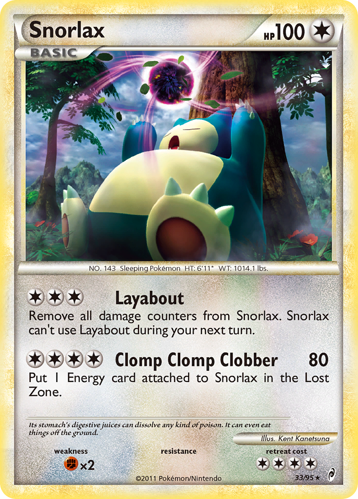 Snorlax (33/95) [HeartGold & SoulSilver: Call of Legends] | Odin's Place