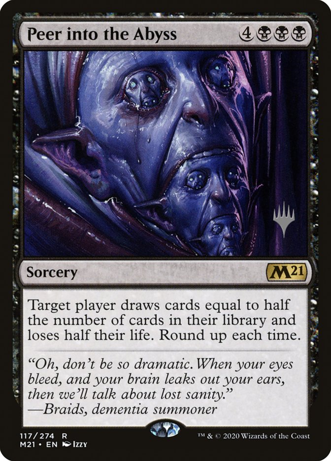 Peer into the Abyss (Promo Pack) [Core Set 2021 Promos] | Odin's Place