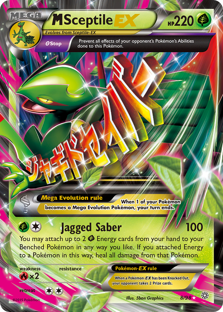 M Sceptile EX (8/98) [XY: Ancient Origins] | Odin's Place
